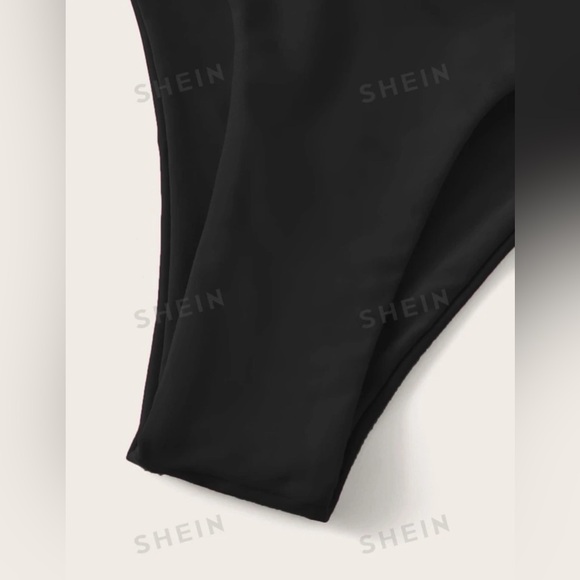 NWOT High Cut Cheeky Bikini Bottom - Picture 3 of 3